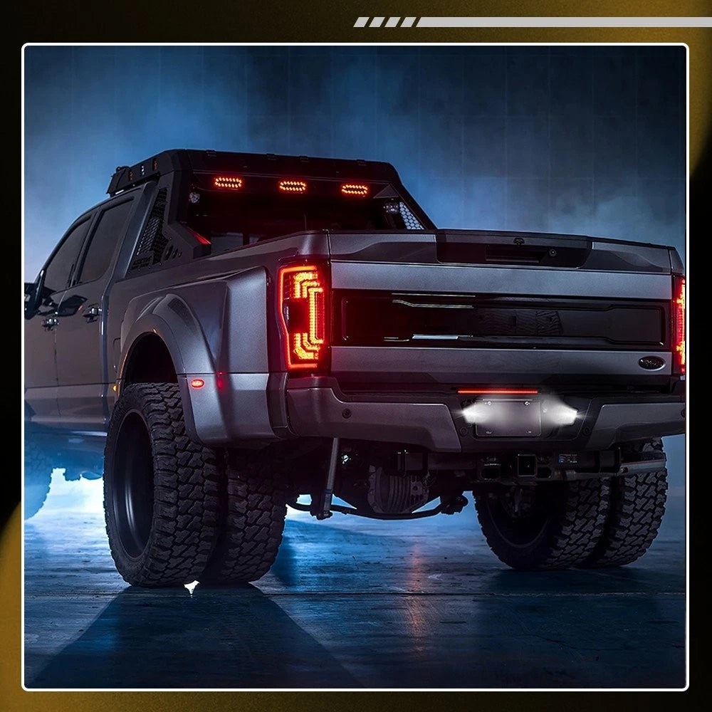 2x Bright White LED Tag License Plate Light For 2017-2022 Ford F-250 F-350 F-450 6B93BC-57