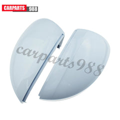 Left Right Side Rear View Mirror Cover White For VW Tiguan 2018 2019 2020-2022 6B93BC-57