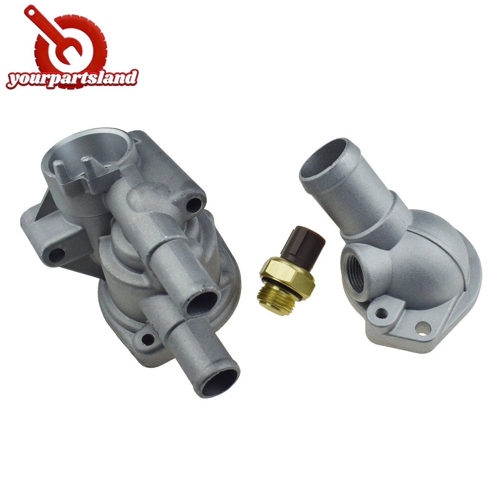 Thermostat Housing Cover & Sensor 3PCS for Honda Civic HR-V Integra 19311P2A000 6B93BC-57