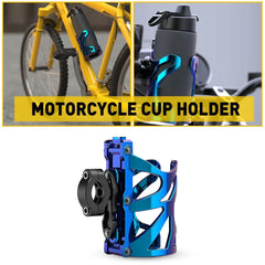 Motorcycle Handlebar Cup Holder Mount Beverage Drink Water Bottle for ATV Bike A 6B93BC-57