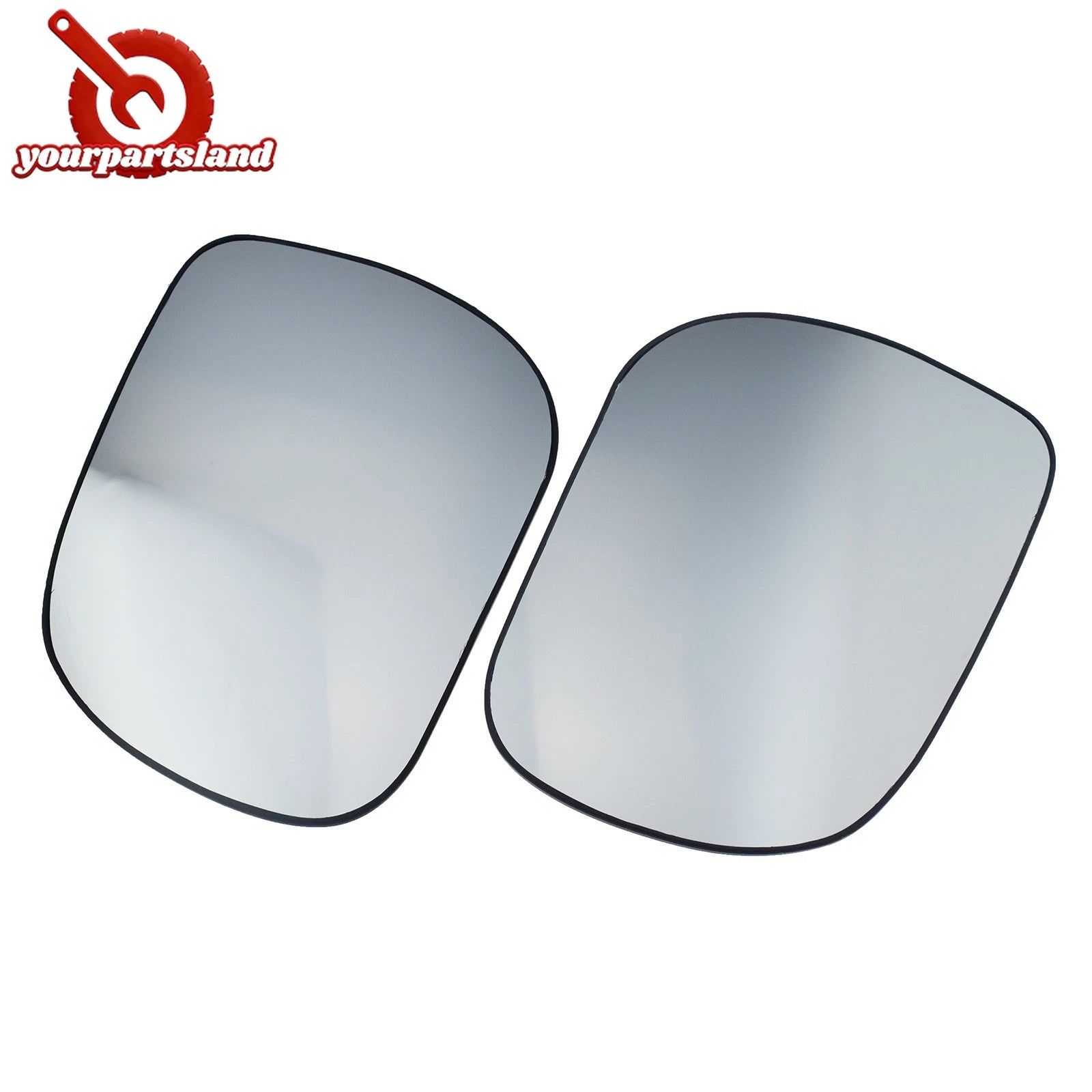 2PC Mirror Glass W/ Plate Heated For Toyota RAV4 2006-2012 8796142790 8793142890 6B93BC-57