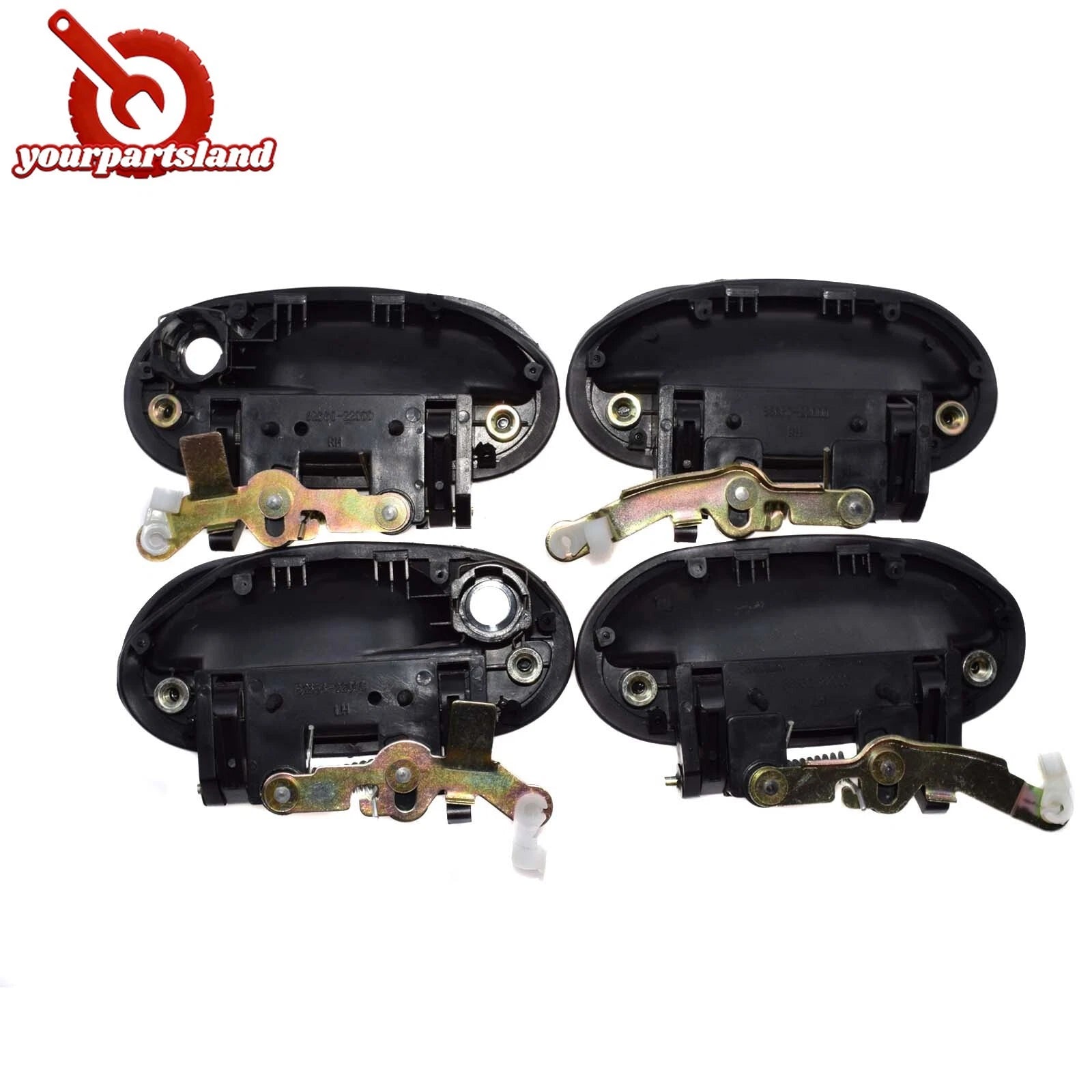 Outside Door Handles Front Left Rear Right For Hyundai Accent 1995 96 97 98 1999 6B93BC-57