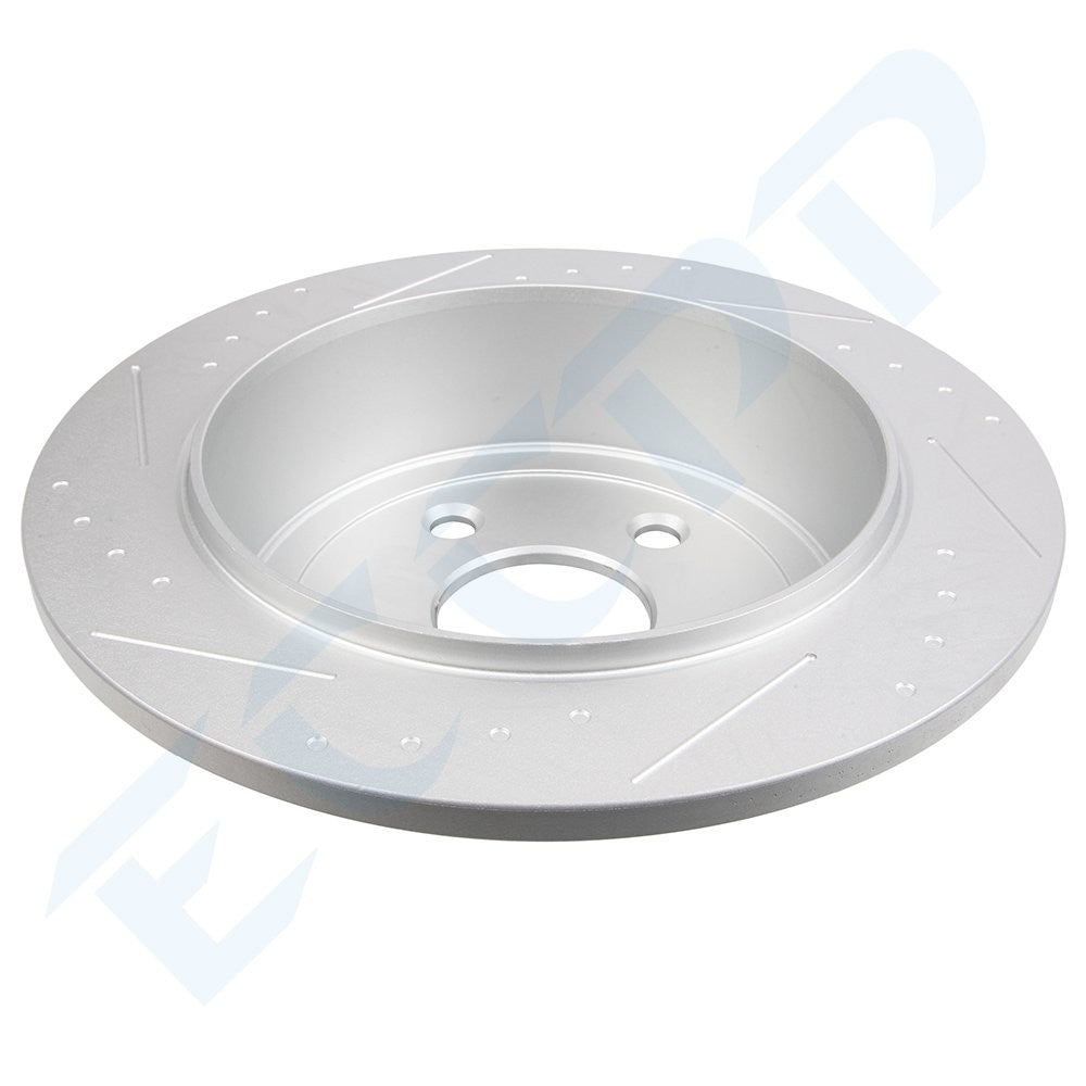 Rear Brake Rotors Disc For Jeep Wrangler 2007 2008 2009 2010 2011 2012 2013-2018 6B93BC-57