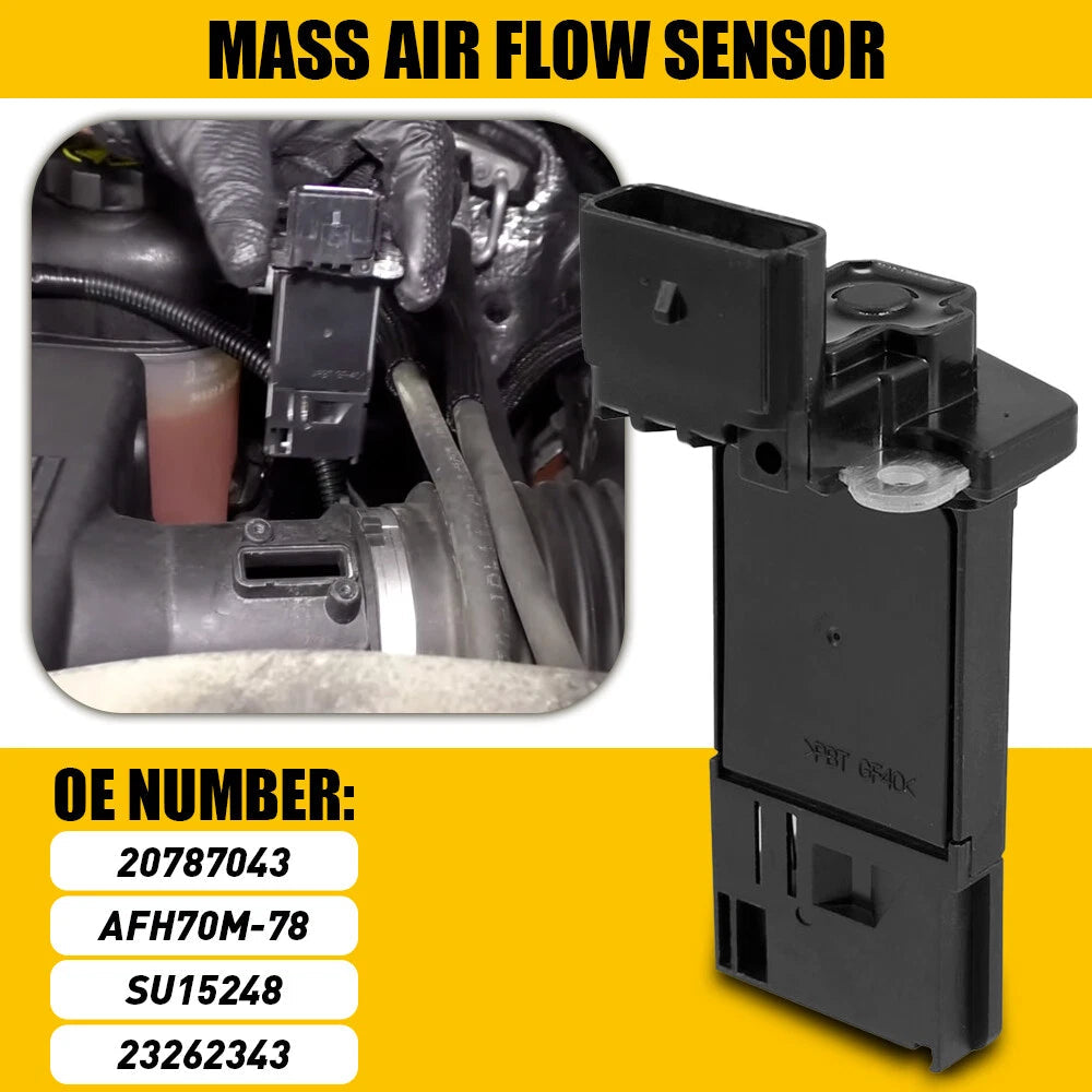 MAF Mass Air Flow Sensor For Chevrolet Tahoe GMC GM Cadillac Buick 20787043 6B93BC-57