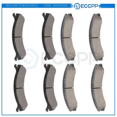 Front and Rear Brake Ceramic Pads For Chevy Express 3500 2003-2011 Performance 6B93BC-57