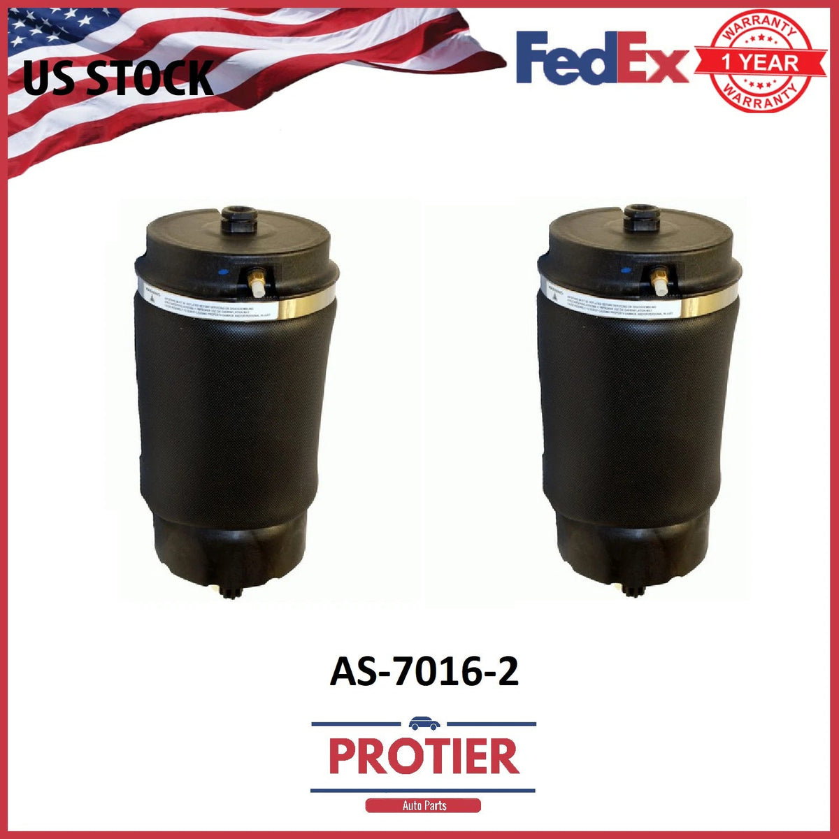 2 REAR AIR SUSPENSION SPRINGS FOR 2003-2012 Land Rover RANGE ROVER 6B93BC-57