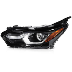 Pair Kit Halogen Headlights Assembly For 2018-2020 Chevrolet Equinox Black Amber 6B93BC-57