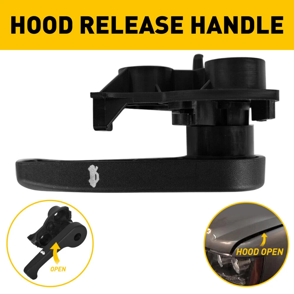 Hood Latch Release Pull Handle Base For 11-16 Kia Optima 11-19 Hyundai Sonata EA 6B93BC-57