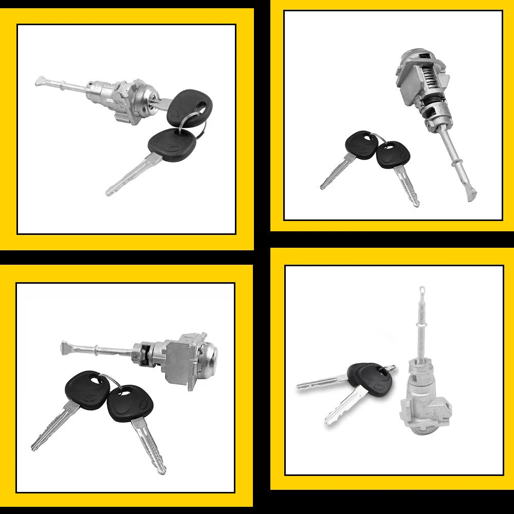 For 17-20 Hyundai Elantra Driver Door Switch Cylinder Lock Tumbler W/ 2 Keys EOA 6B93BC-57