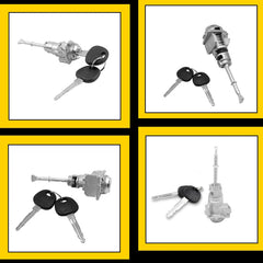 For 17-20 Hyundai Elantra Driver Door Switch Cylinder Lock Tumbler W/ 2 Keys EOA 6B93BC-57