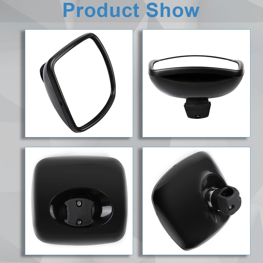 2PCS Black Wide Angle Mirrors For 03-16 Freightliner Columbia M2 Left or Right KOEEP