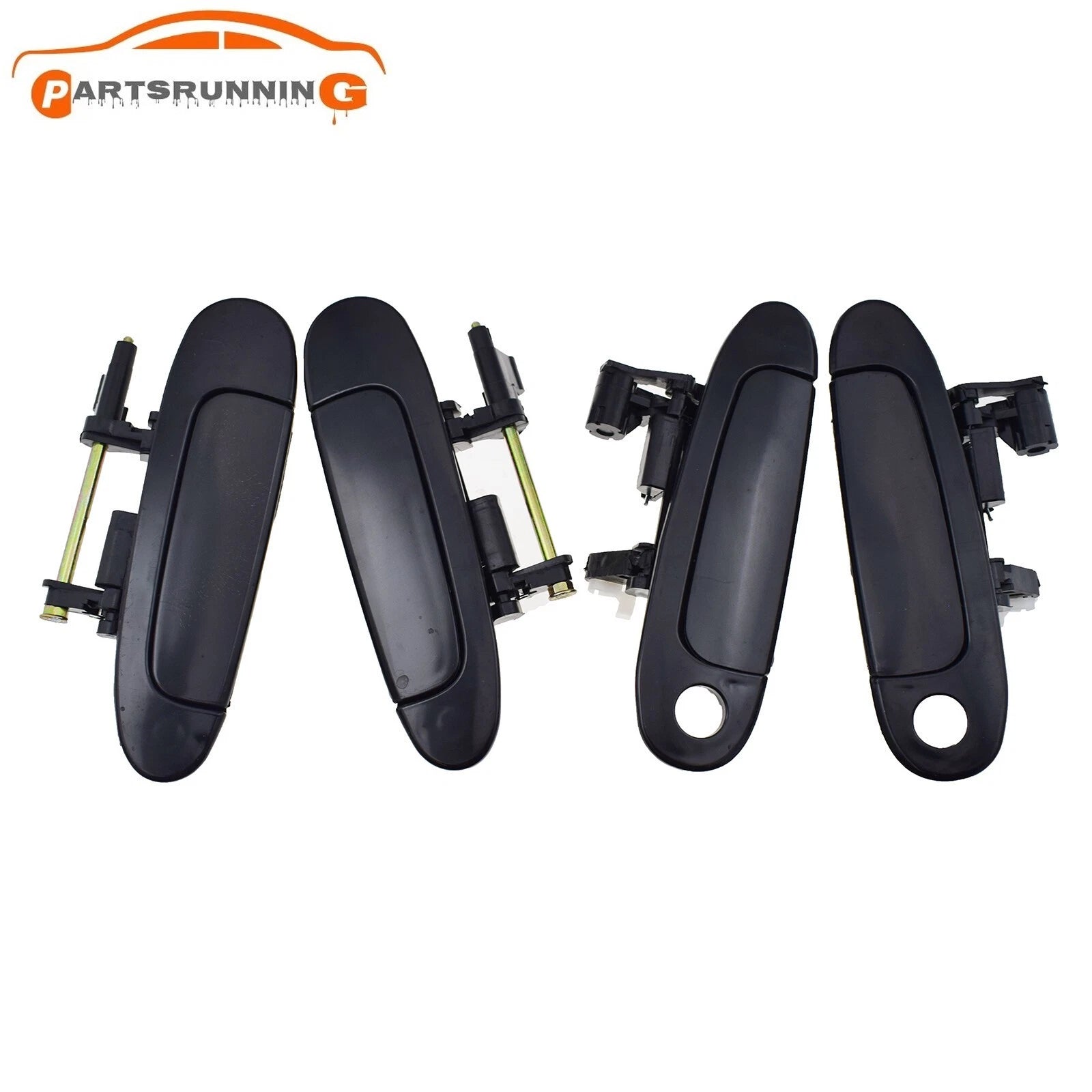 For 2000-2005 Toyota Echo Yaris Front & Rear & Left & Right Exterior Door Handle 6B93BC-57