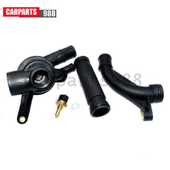 4PCS Thermostat Housing Assembly & Pipe & Sensor for Land Rover Freelander 02-05 6B93BC-57