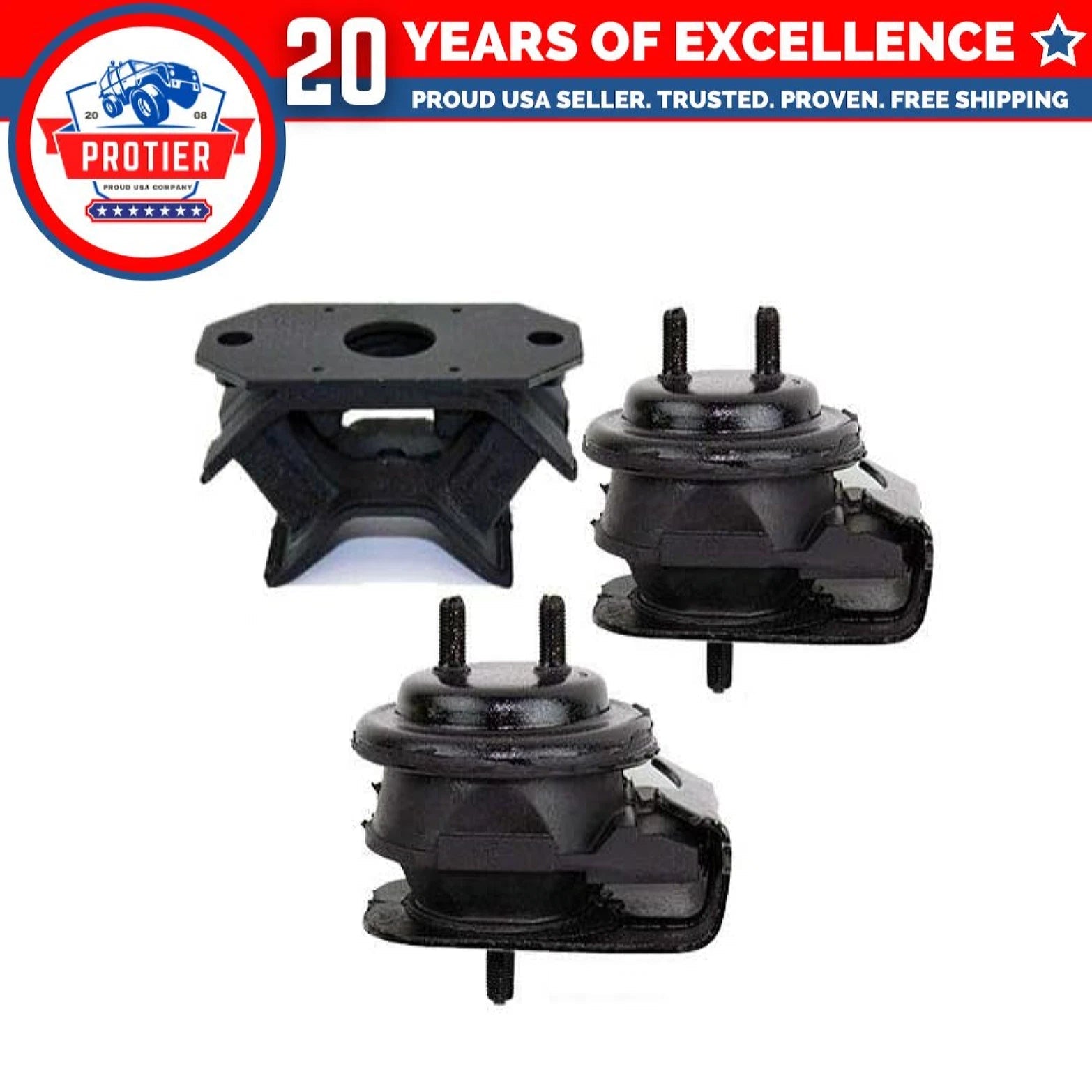 Fits Chevrolet Tracker 1999-2002 1.6L/2001-2004 2.5L Engine Motor&Trans Mount 6B93BC-57