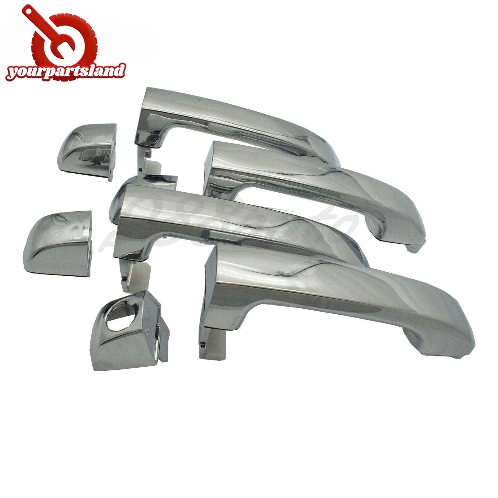 Chrome Front Rear LH RH Exterior Door Handle for Hyundai Veracruz 3.8L 2007-2012 6B93BC-57