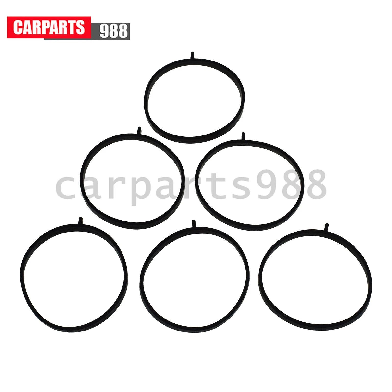 6Pcs Intake Manifold Gaskets For Porsche Cayenne Macan Panamera 94611014660 6B93BC-57
