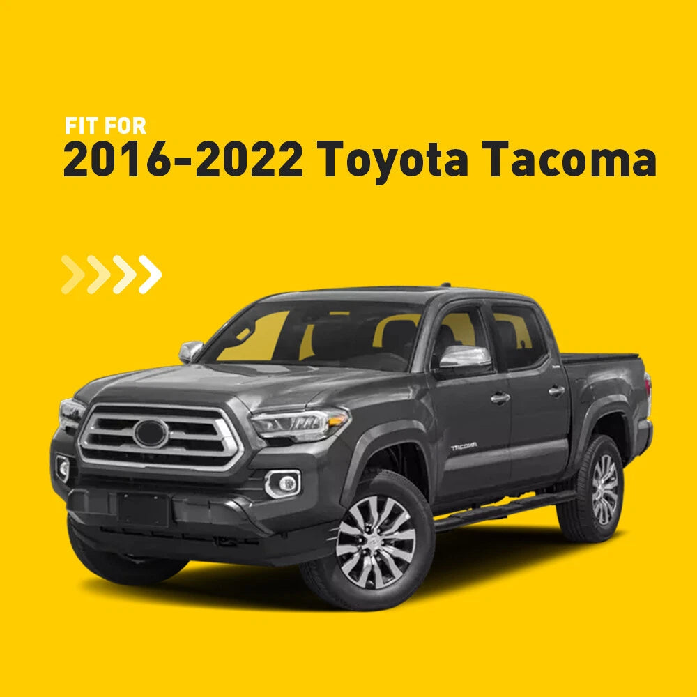 Red Air Condition AC Knob Cover Ring Trim for Toyota Tacoma 2016-22 Accessories 6B93BC-57