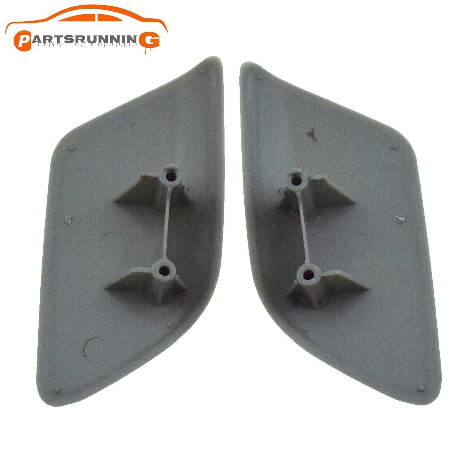 Pair L+R Headlight Washer Spray Nozzle Cover Set For Honda Accord VII 2003-2007 6B93BC-57