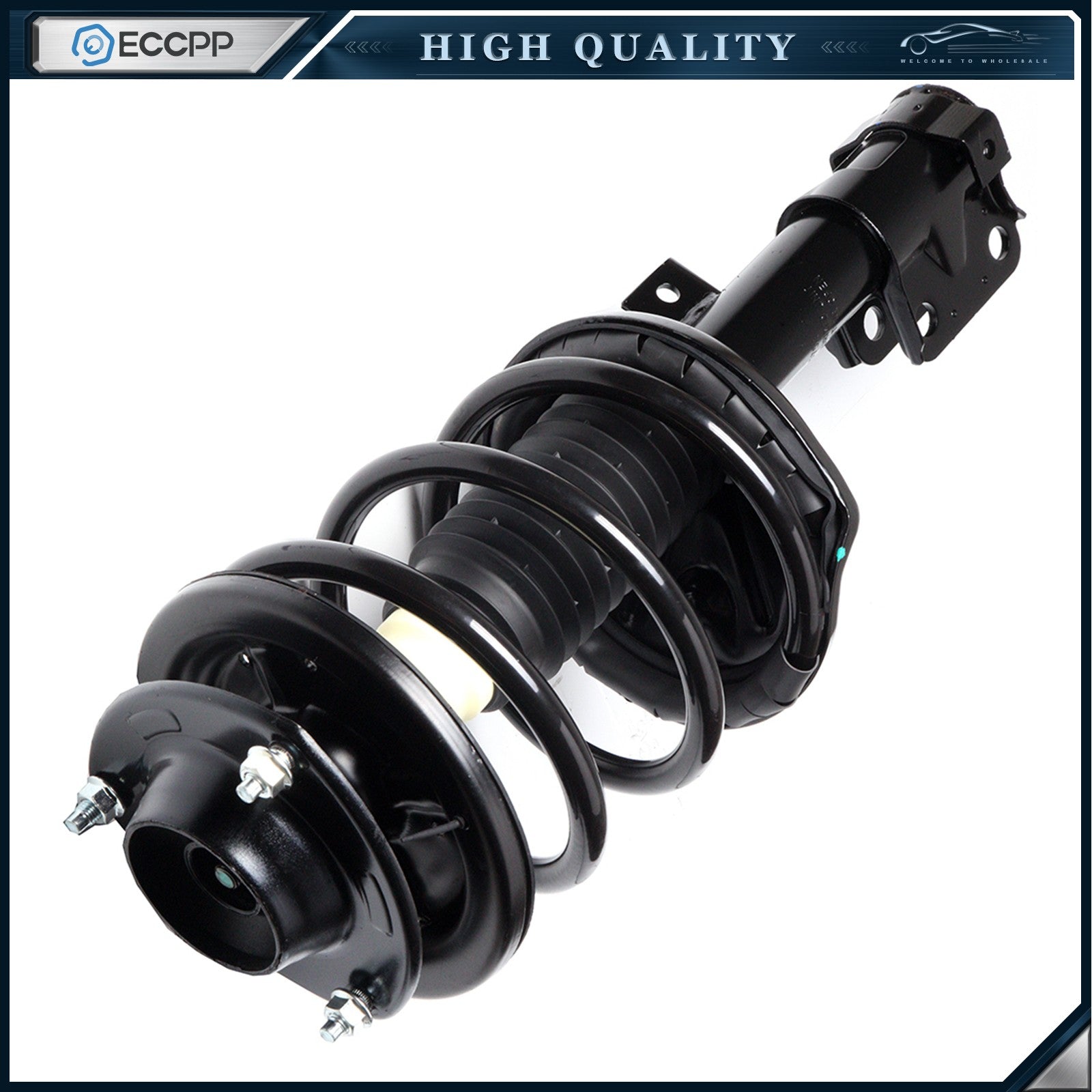 4 Front Rear Complete Struts Shocks Mounts Spring For 03-04 Mitsubishi Eclipse MITSUBISHI