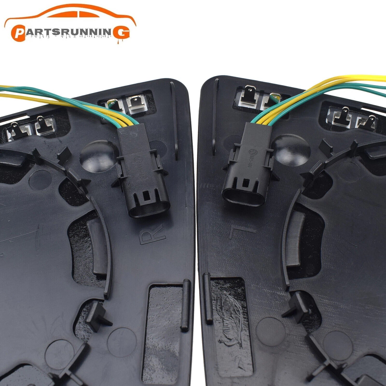 2PCS Left & Right Door Mirror Glass Heated For BMW 2007-2014 X5 X6 E70 E71 E72 6B93BC-57