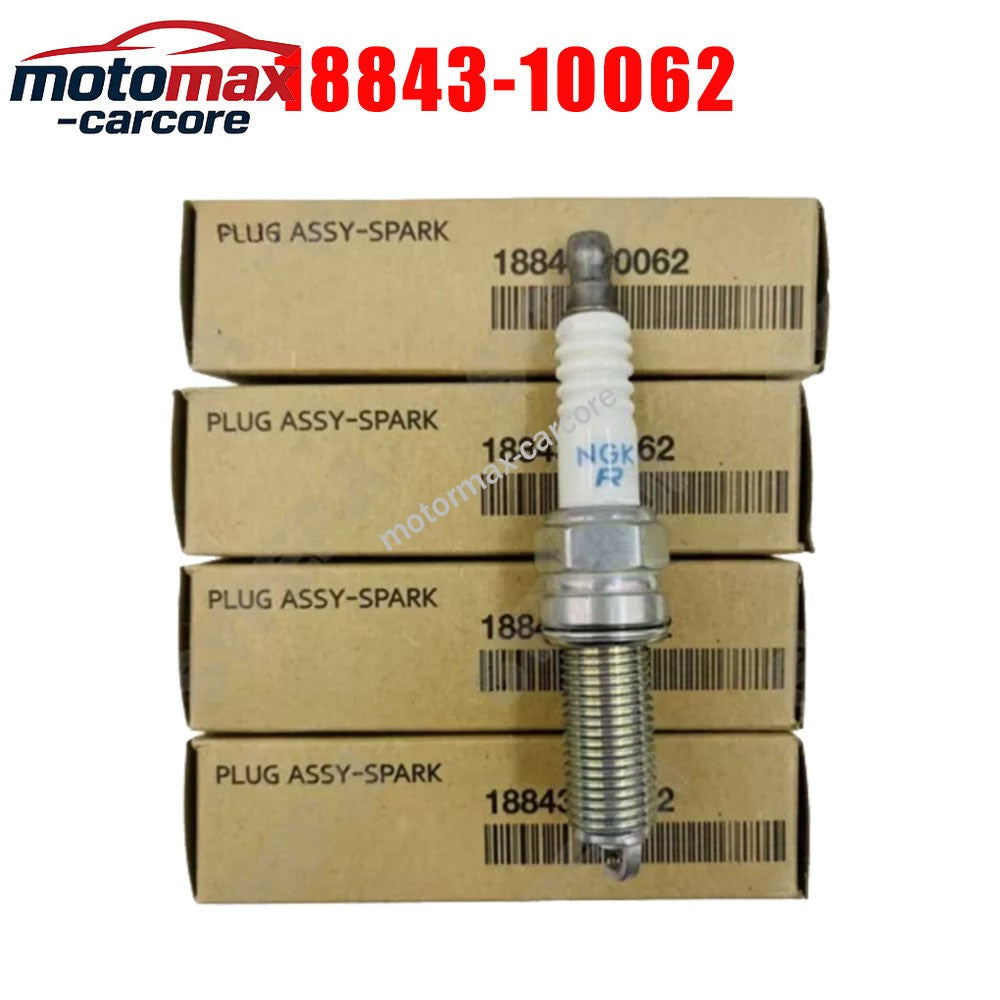 4PCS Spark Plugs 18843-10062 LKR6D10E For Hyundai Kia Accent Picanto Morning 6B93BC-57