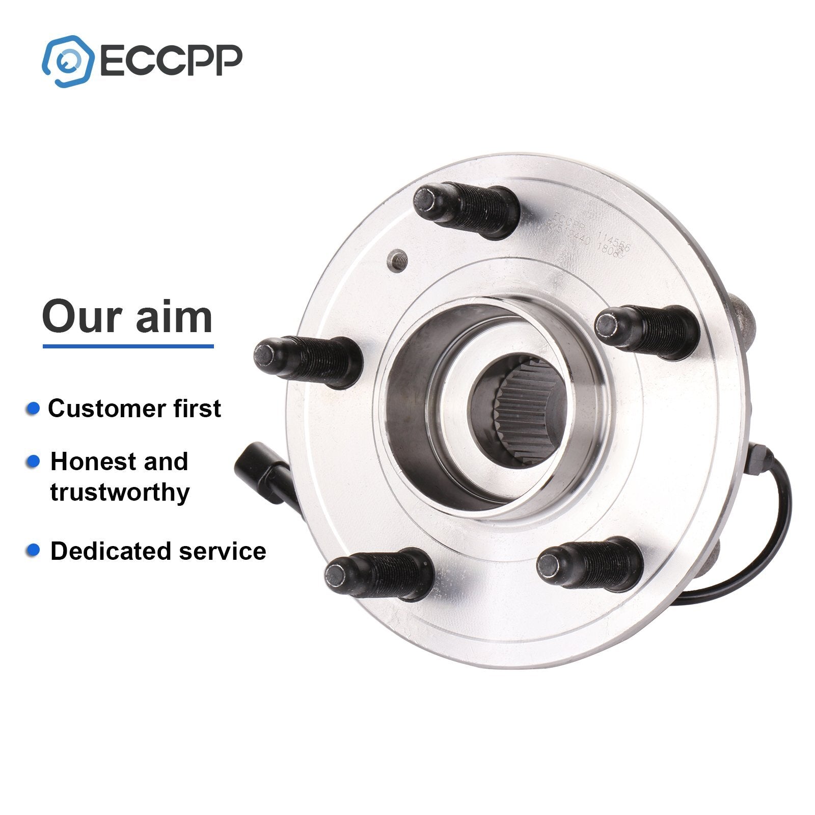 2P Wheel Hub Bearings Rear For 2010-2015 2016 2017 Chevrolet Equinox GMC Terrain 6B93BC-57