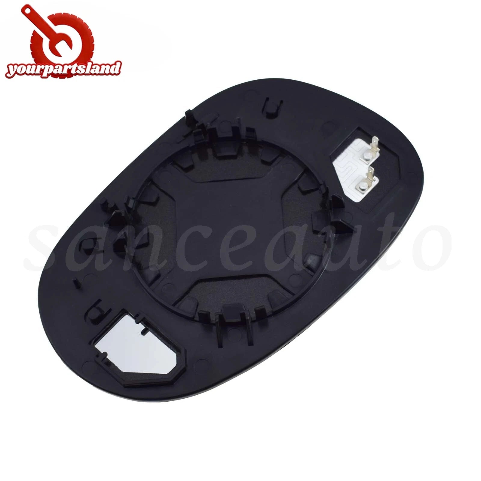 Left Heated Mirror Glass Rearview Mirror Lens for Dodge Challenger 2008-2022 6B93BC-57