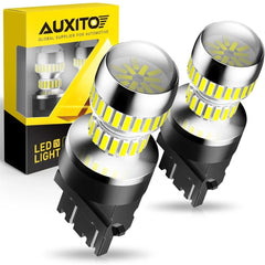 AUXITO 3157 3156 LED Reverse Backup Light Bulbs White Parking DRL Lamp 1-5 Pairs AUXITO