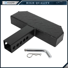 ECCPP Rear Bumper Towing Hitch Step Fits 2 inch Receiver 12" x 4.3" Step Pad ECCPP