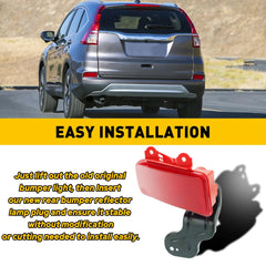 Bumper Reflector Rear Left 33555-T1W-A01 Red For 2015-2016 Honda CR-V 6B93BC-57