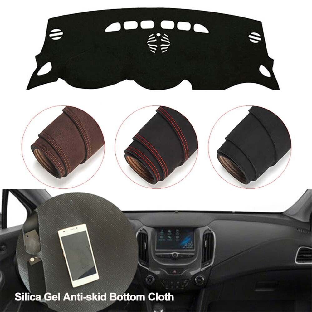 Console Dashboard Suede Mat Protector Sunshield Cover Fit For Chevy Cruze 16-18