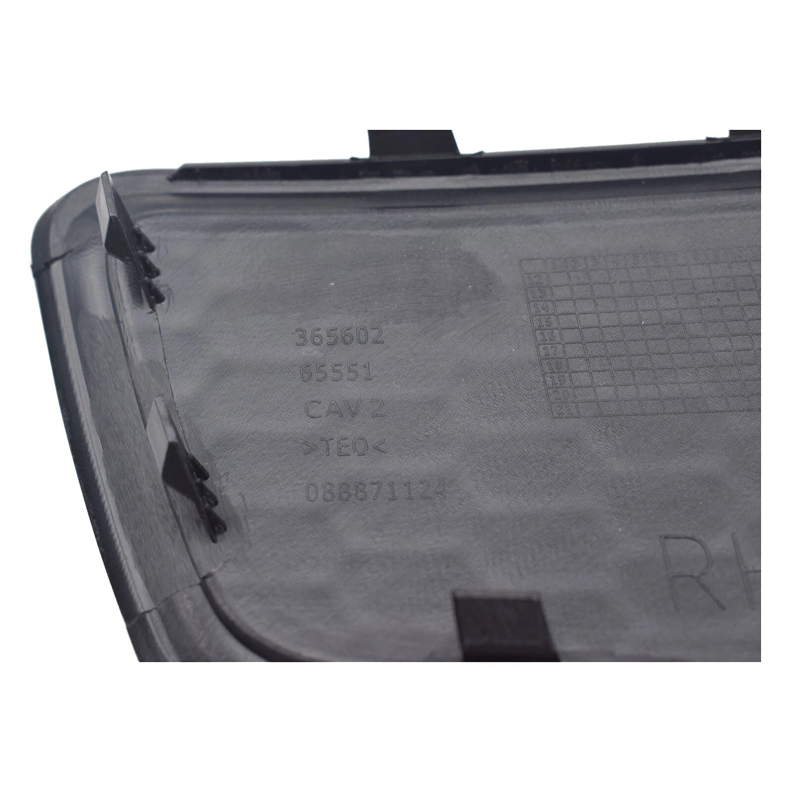 For 2014-2016 Jeep Grand Cherokee Front RH Lower Grille Tow Insert Bezel Set 6B93BC-57