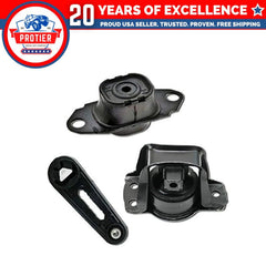 Fits 2009-2014 Nissan Cube 1.8L/2007-2012 Versa 1.8L Motor&Trans Mount Set 3PCS 6B93BC-57