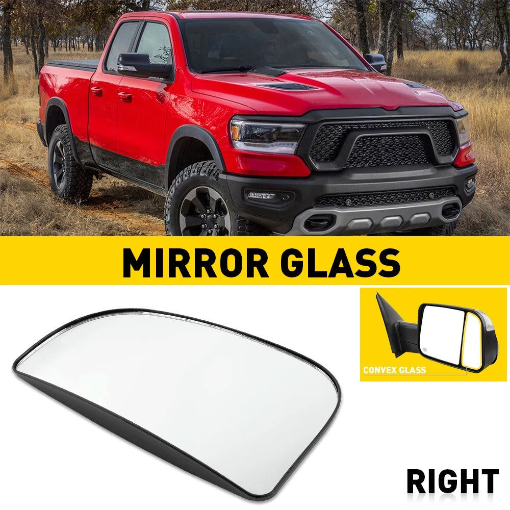Right Side For Dodge Ram 1500 2500 3500 4500 5500 Tow Mirror Spotter lower Glass 6B93BC-57
