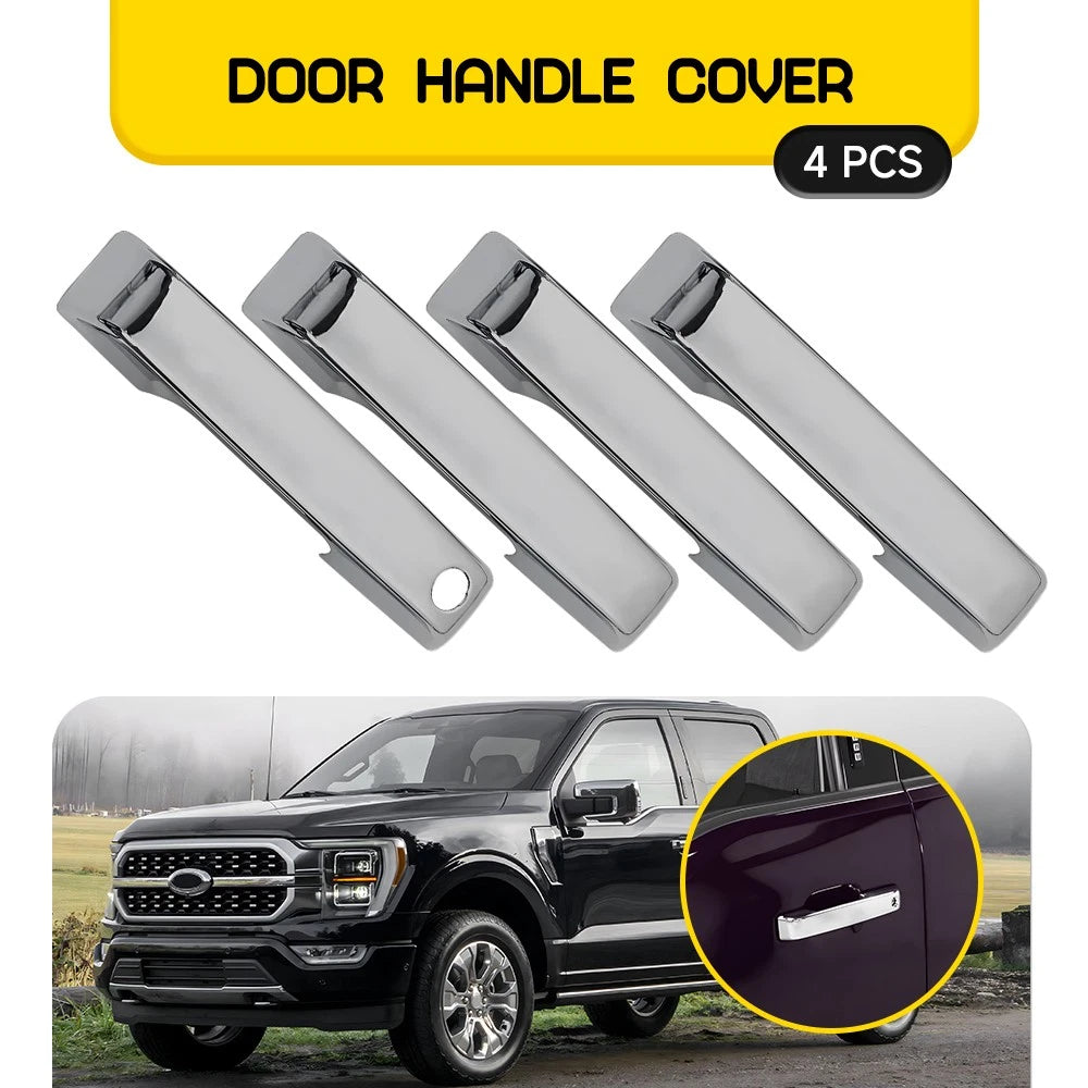 For 2023-2024 Ford F250/F350/F450 Super Duty Door Handle Covers No Smart Key EOA 6B93BC-57
