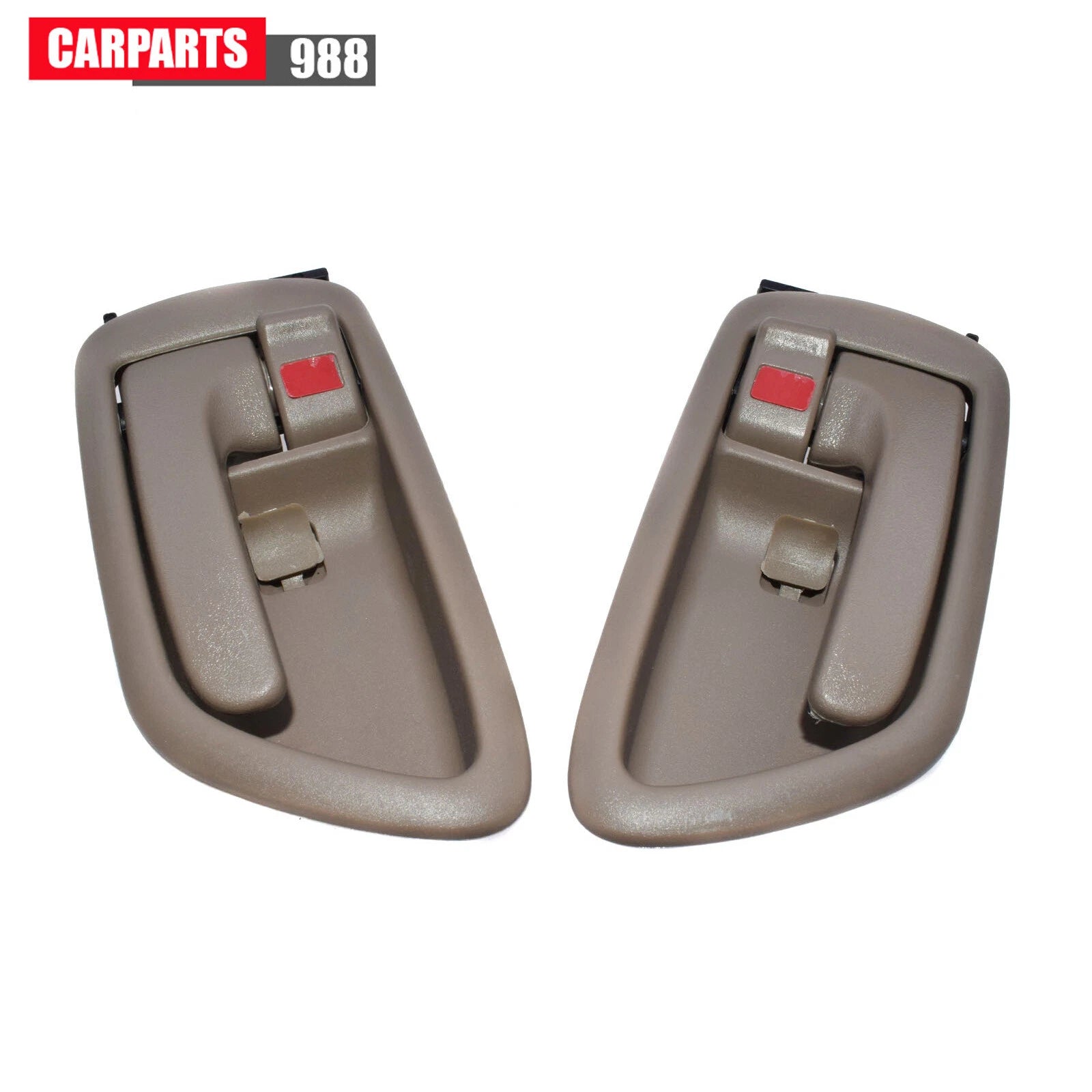 2Pcs Left Right Beige Inside Door Handle for Toyota 2001-07 Sequoia 04-06 Tundra 6B93BC-57