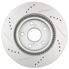 Front Drilled & Slotted Brake Rotors For Toyota RAV4 Avalon Camry Lexus ES350 6B93BC-57