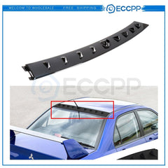 For 03-07 Lancer EVO 8 9 Black Vortex Generator Shark Fin Spoiler Roof Wing 6B93BC-57