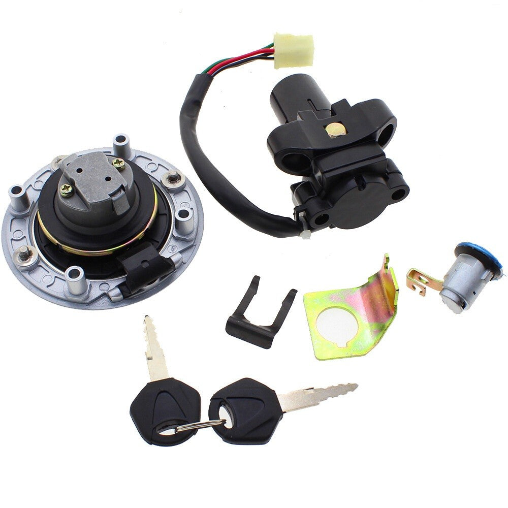Lock Set Ignition Switch Fuel Gas Tank Cap w/Keys for Suzuki GS500 2001-2012 6B93BC-57