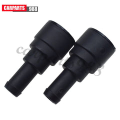 2x Heater Core Coolant Hose Connector For Chevy GMC Tahoe Yukon Sierra 1500 2500 6B93BC-57