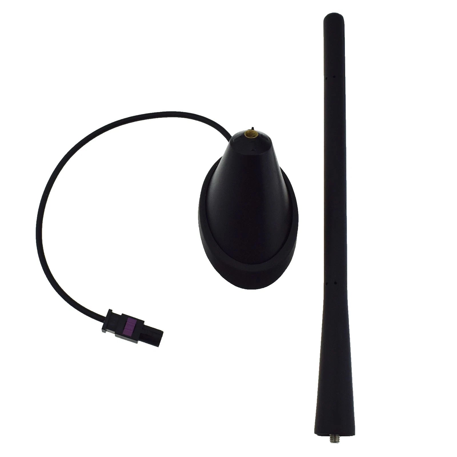 Roof Radio Antenna & Base Holder For VW Polo Santana Skoda Fabia Rapid 6RD035501 6B93BC-57
