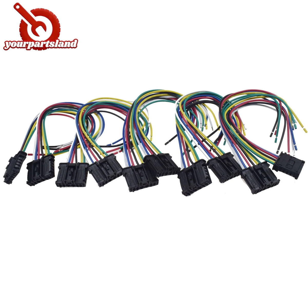 For Peugeot 206 207 307 308 Rear Tail Light Harness Pigtail Connector Loom 6B93BC-57