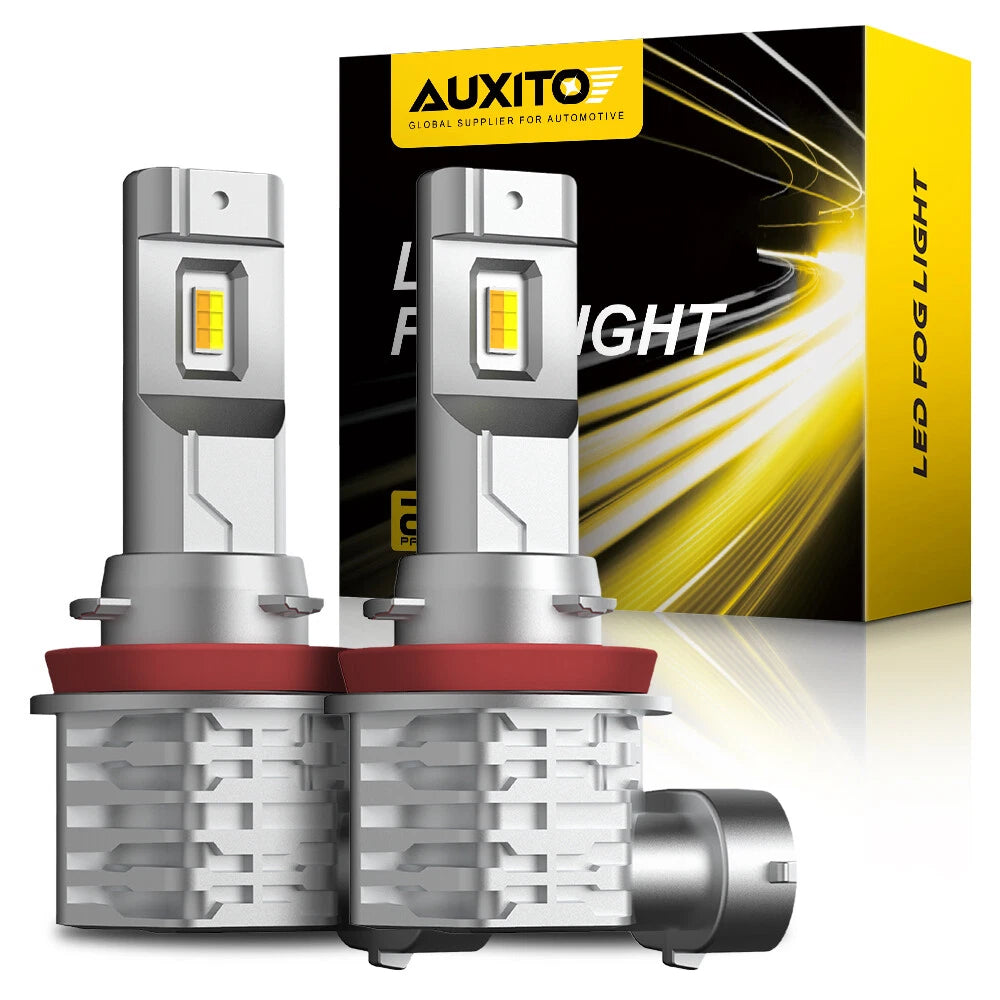 2X Switchback H11 H16 H8 LED Fog Light Bulbs Dual Color Yellow White Canbus EA 6B93BC-57