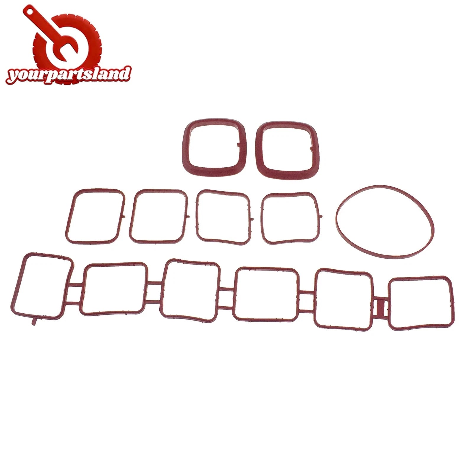 Upper & Lower Intake Manifold Gasket Set For VW Passat CC Atlas Audi Q7 3.6L V6 6B93BC-57