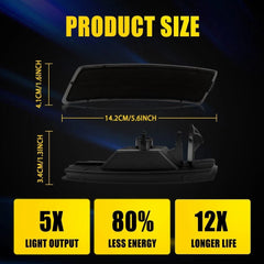 White LED Front Rear Side Marker Light For 2018-2023 VW Tiguan/2012-19 Beetle EA 6B93BC-57