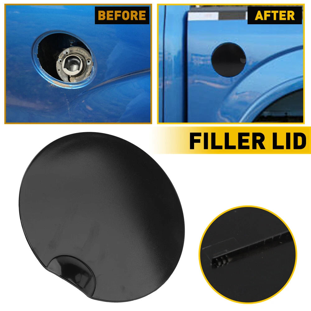 Fuel Tank Gas Filler Lid Door Cap 2009-2014 for Ford F-150 F150 9L3Z-99405A26-AA 6B93BC-57