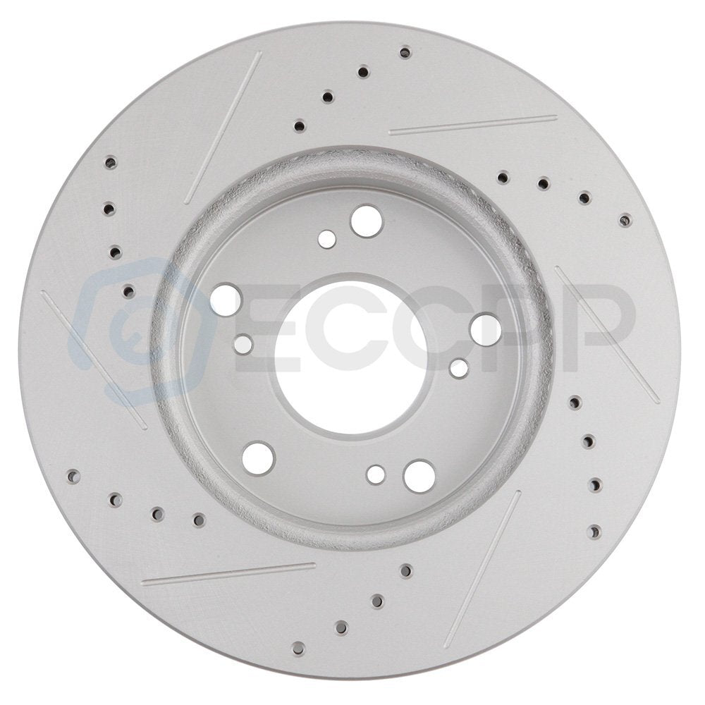 Front Ceramic Brake Pads And Rotors For 2015 Honda Civic Drilled+Slotted 6B93BC-57