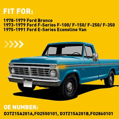 Front Rear LED Side Marker Lights For 73-79 Ford Bronco F150 F250 F350 Truck EOA 6B93BC-57