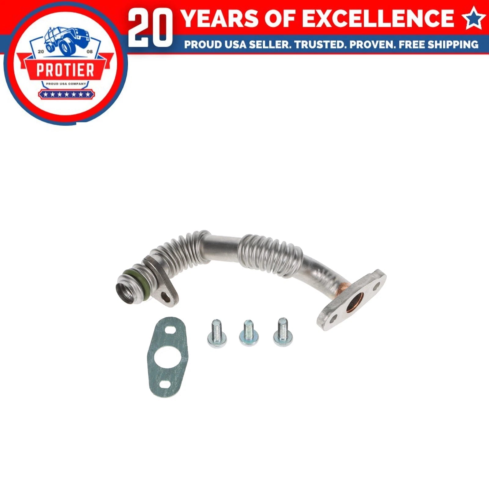 Turbocharger Oil Supply Line Fits Ford Escape Fusion 14-20 L4 1.5L 1499cc 91cid 6B93BC-57