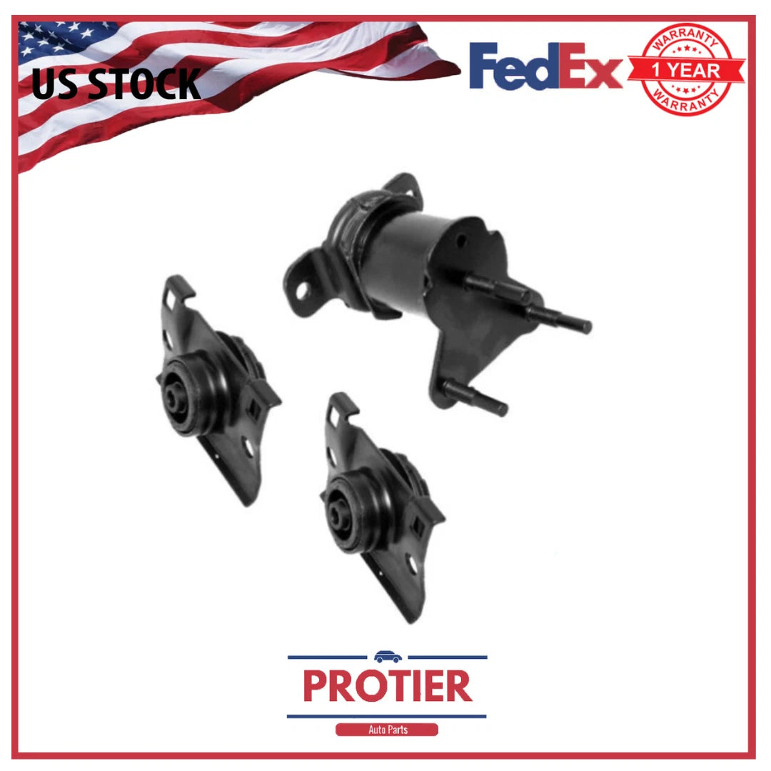 Engine Motor & Trans Mount 3PCS Set fit 2004-2010 Nissan Titan 5.6L RWD 6B93BC-57